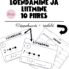 Loendamine ja liitmine 10-ne piires - õppekaardid