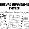 Erinevad arvutamise pusled - liitmine, lahutamine, korrutamine, jagamine