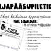 Väljapääsupiletid 2 - sobilikud kõikidesse õppeainetesse