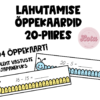 Lahutamise õppekaardid20-piires - 204 õppekaarti