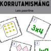Korrutamismäng "Leia paariline" (sobib ka õpilaste paarideks jagamiseks)