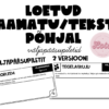 Loetud raamatu/teksti põhjal väljapääsupiletid