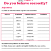 Do you behave correctly?