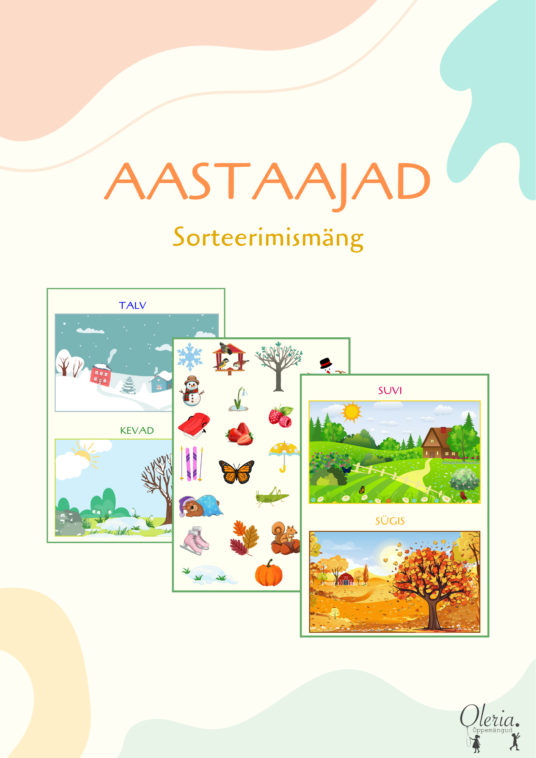 "AASTAAJAD" - sorteerimismäng