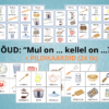 "NÕUD - mul on ... kellel on ... ?" + pildikaardid (24 kaarti)