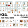 "MÖÖBEL - "Mul on ... kellel on ...? + PILDIKAARDID"