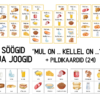 "SÖÖK JA JOOK - "Mul on ... kellel on ...?" + pildikaardid (24)"