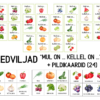 "AEDVILJAD - "Mul on ... kellel on ..?" + pildikaardid (24)"