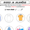 RIIDED JA JALANÕUD (piltidega nimekirjad + sõnamullid meisterdamiseks, 41 sõna) - Image 5