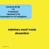 eesti_keel_teise_keelena_lennureis_lugemine_kirjutamine_rääkimine_kuulamine_B1_B2