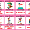 Sporditeemaline õppemäng “Mina .... Kes ...?" TÜDRUKUTELE