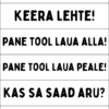 "Rääkivad seinad - töökäsklused (pilt+fraas)" - Image 2
