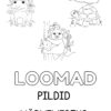 Värvimislehed loomadega