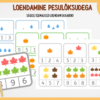 Loendamine pesulõksudega - "Sügis"