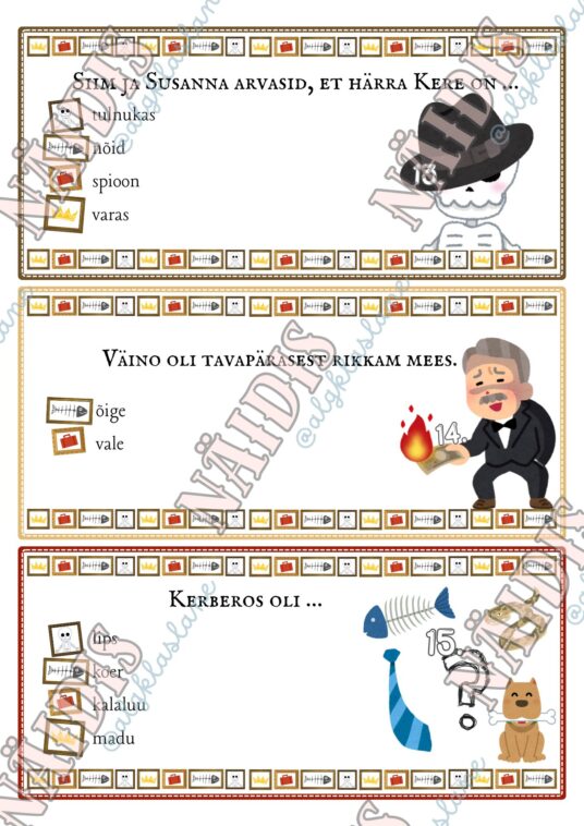 “PRINTSESS LULUU JA HÄRRA KERE” LUGEMISKONTROLL & LISAÜLESANDED - Image 2