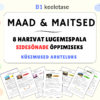 "B1: MAAD & MAITSED (lugemine, sidesõnad)"