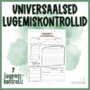 UNIVERSAALSED LUGEMISKONTROLLID