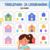 Tähelepanu- ja loogikamäng - "Majad"