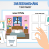 Sorteerimismäng - "Esemed tubades"