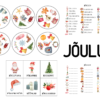 "JÕULUD ("Leia ühine sümbol", pildikaardid, tööleht, piltsõnastik)"