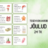 "JÕULUD - tegevuskaardid (24 tk)"