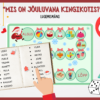 Lugemismäng - "Mis on jõuluvana kingikotis?"
