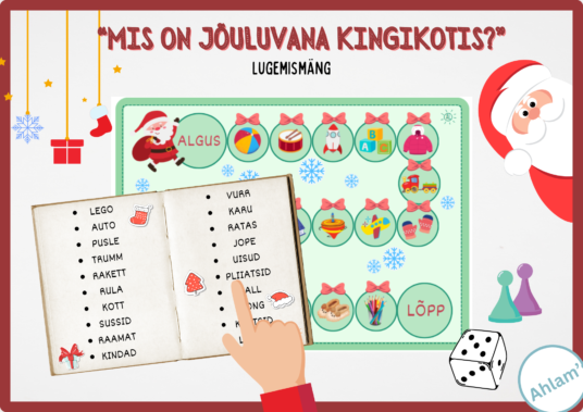 Lugemismäng - "Mis on jõuluvana kingikotis?"