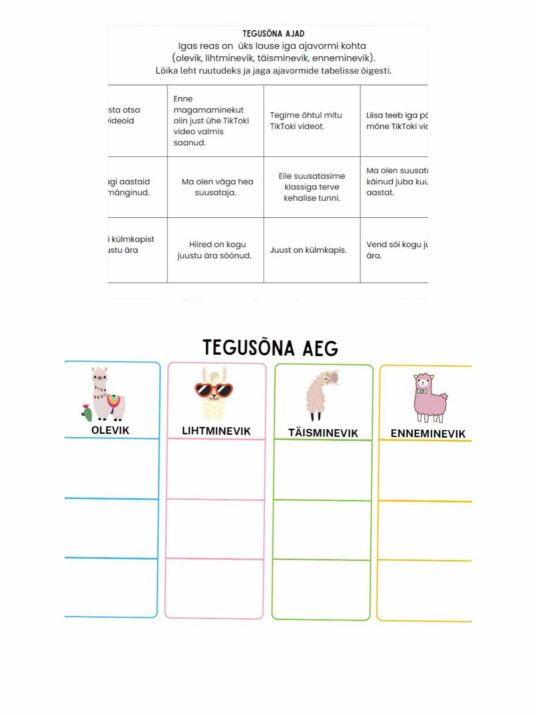Tegusõna aeg - Image 2