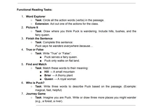 Literature Class (W.Shakespeare + lesson plan) - Image 4