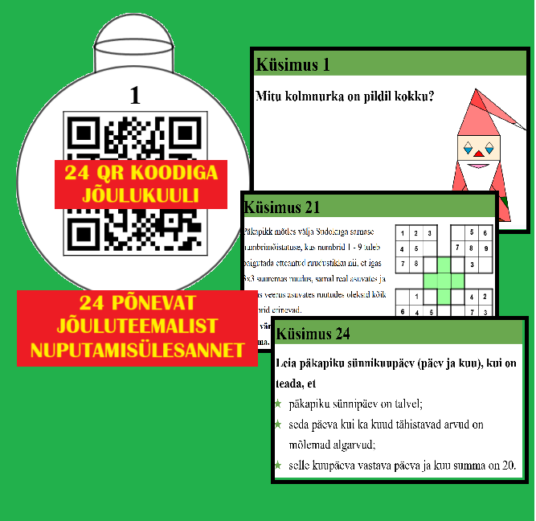 QR koodidega matemaatika advendikalender