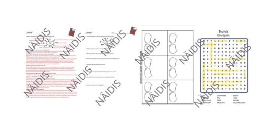 "Nohik", materjalid abiks raamatu käsitlemisel eesti keele ja kirjanduse tunnis