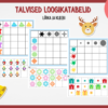 Töölehed - "Loogikatabelid - talv/ jõulud"