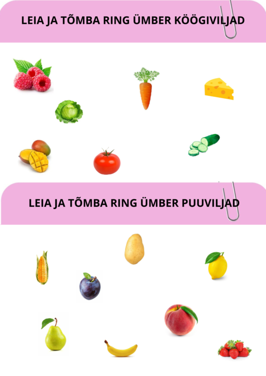 Leia ja tõmba ring ümber