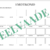"EMOTIKONID - töölehtede komplekt" - Image 13
