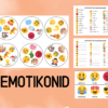 "EMOTIKONID ("Leia ühine sümbol", pildikaardid, tööleht, piltsõnastik)