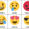 "EMOTIKONID ("Leia ühine sümbol", pildikaardid, tööleht, piltsõnastik) - Image 5