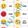 "EMOTIKONID - väikesed pildi- ja sõnakaardid (30 tk) - Image 2