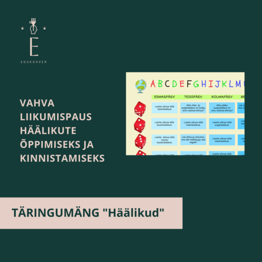 Täringuposter "Häälikud"