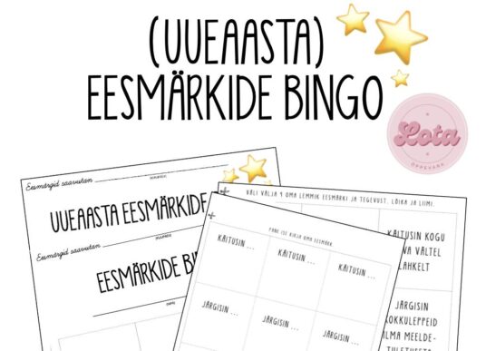 Eesmärkide bingo