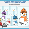 Õppemäng - "Värvilised lumememmed"