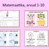 Matemaatika töölehed, arvud 1-10 (16lk)
