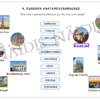 EUROOPA RISTSÕNAD & TÖÖLEHED (riigilipud, pealinnad, vaatamisväärsused, kontuurkaardid) - Image 5
