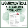 Lugemiskontroll "PÖIAL-LIISI"