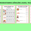 Lausete moodustamine (sõnajärg lauses, puuduv tegusõna) 4 lk