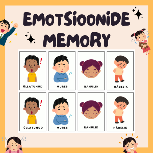 Emotsioonide memory/memoriin mäng!
