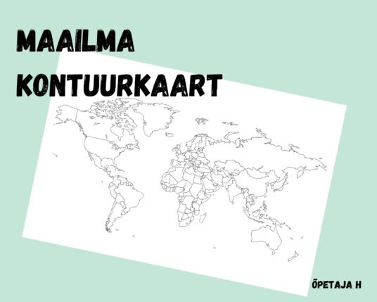 Maailma kontuurkaart