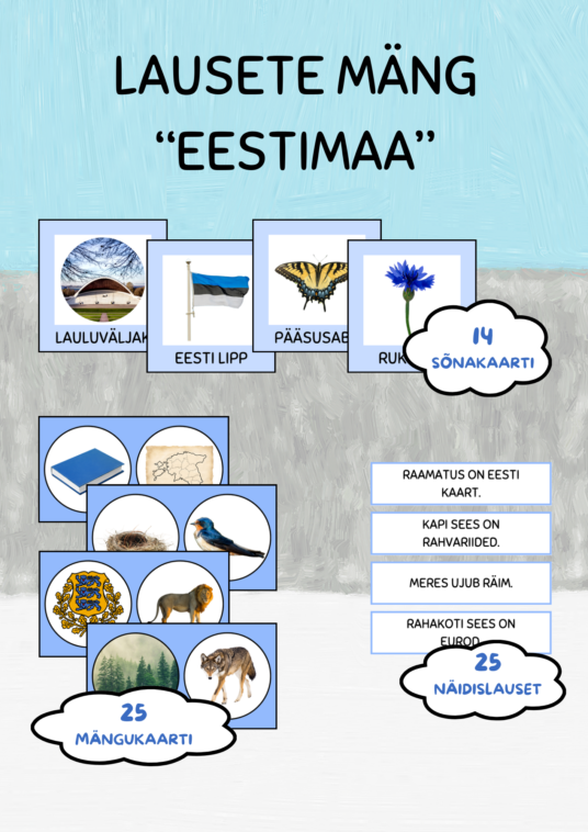 Lausete mäng "Eestimaa"