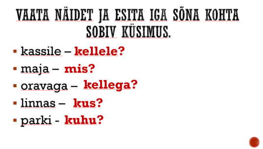 Moodusta sõnale vastav küsimus. Powerpoint. - Image 3