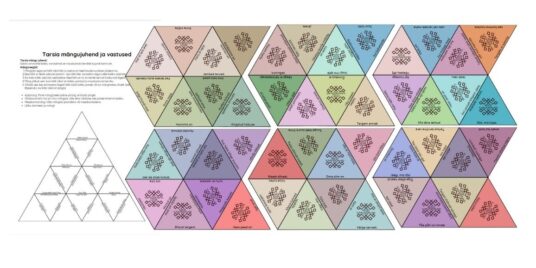 Tarsia mängude komplekt (3tk). „Vanasõnad“