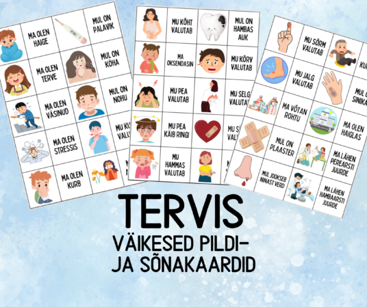 "TERVIS - väikesed pildi- ja lausekaardid"